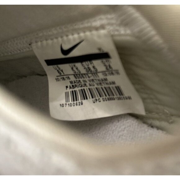 NIKE Youth 6Y VAPOR SPEED TURF VPR Lacrosse Shoes White Metallic #850673-111 - Picture 5 of 5